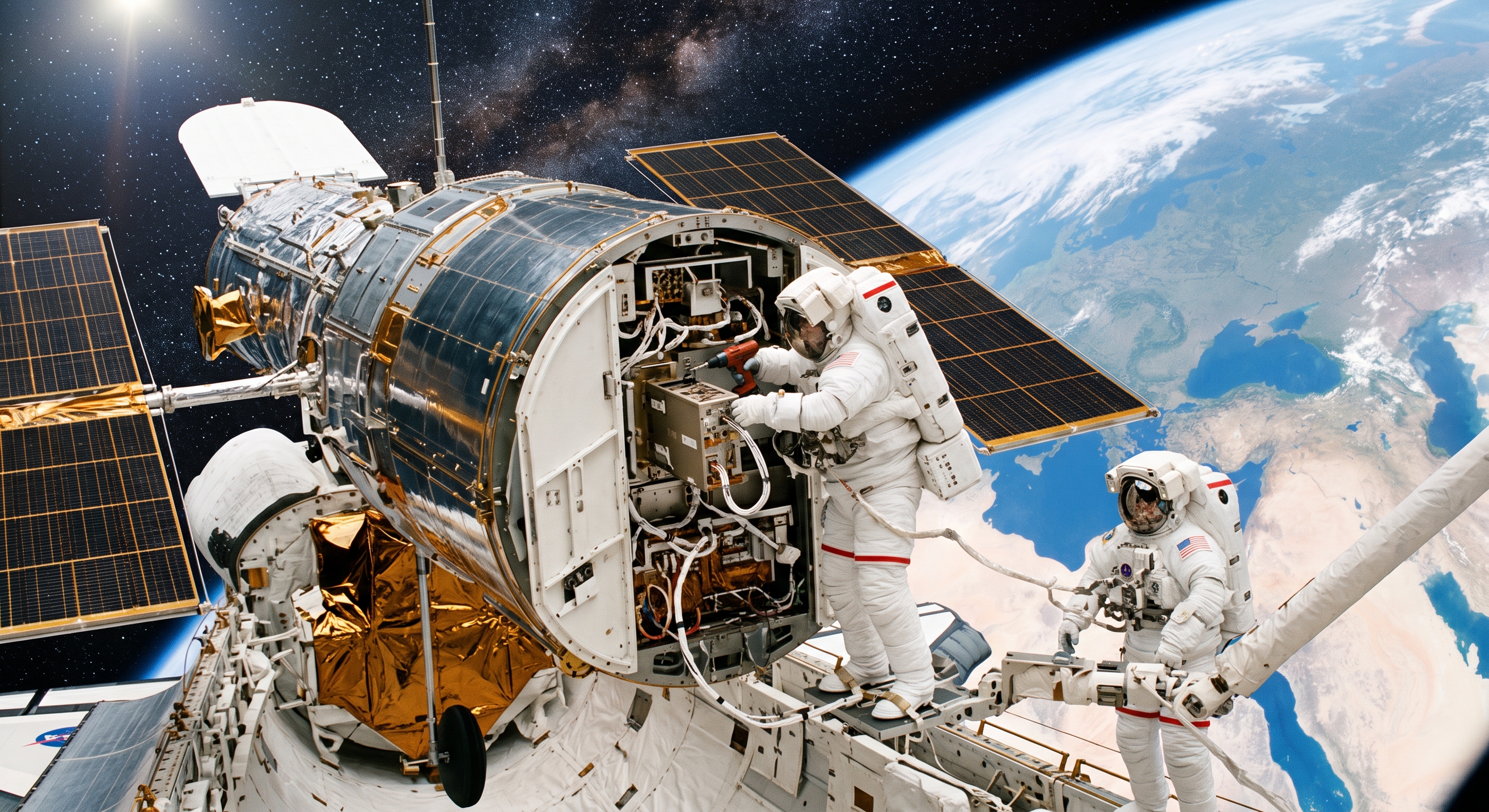 STS-61 Görevinde COSTAR Kurulumu